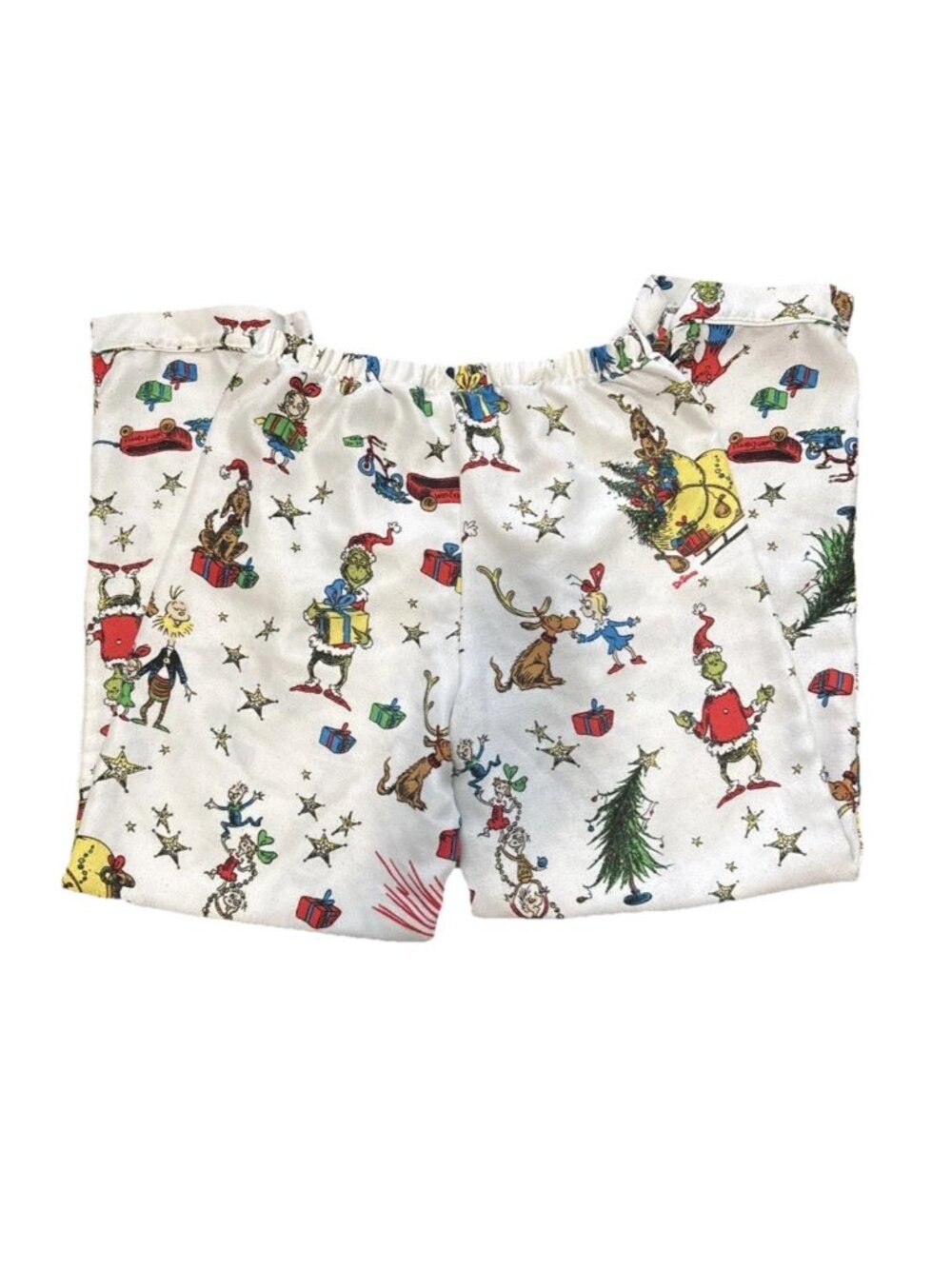 Pottery Barn Adult XS Grinch Pajamas - Picture 7 of 7